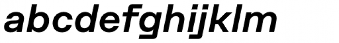 Rigton Semi Bold Italic Font LOWERCASE