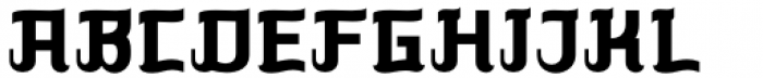 Rikafu Regular Font UPPERCASE