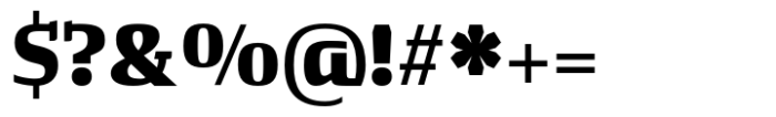 Rikna Extra Bold Font OTHER CHARS