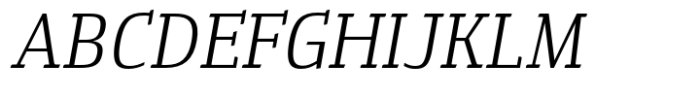 Rikna Regular Italic Font UPPERCASE