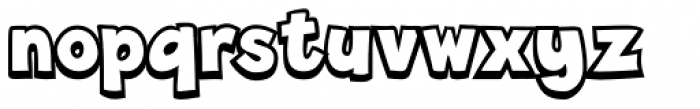 Riky Shadow Font LOWERCASE