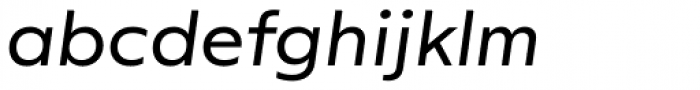 Rileno Sans Regular Italic Font LOWERCASE