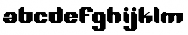 Rille Regular Font LOWERCASE