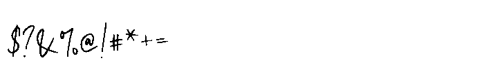 Rilletone Brush Font OTHER CHARS