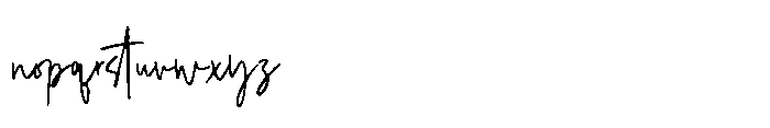 Rilletone Brush Font LOWERCASE