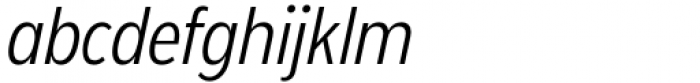 Rilo Light Italic Font LOWERCASE