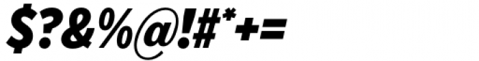 Rilo Ultra Bold Italic Font OTHER CHARS