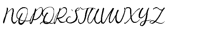 Rilona Notes Font UPPERCASE