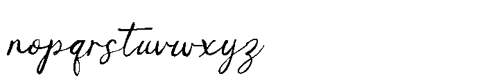 Rilona Notes Font LOWERCASE
