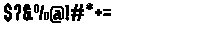 Rimage Bold Font OTHER CHARS