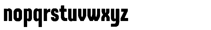 Rimage Bold Font LOWERCASE
