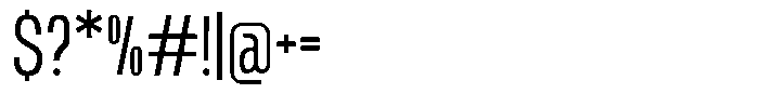 Rimage Light Font OTHER CHARS