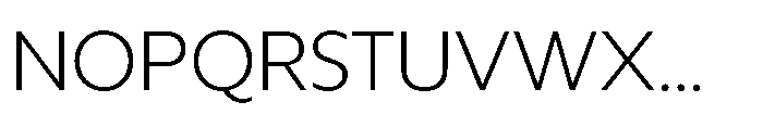 Rime ExtraLight Font UPPERCASE
