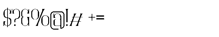 Rimistff Font OTHER CHARS