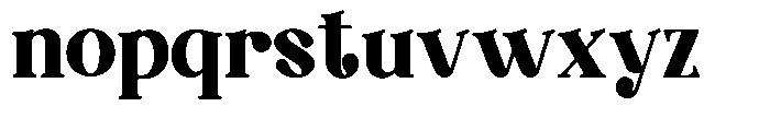 Rinasel Font LOWERCASE