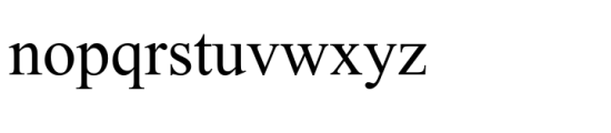 Rinat Regular Font LOWERCASE