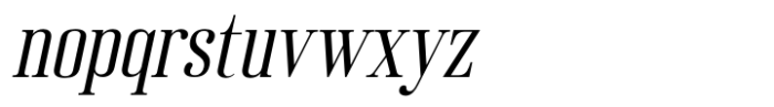 Rinella Italic Font LOWERCASE