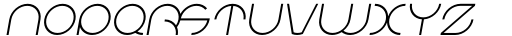 Ring Norm Oblique Font UPPERCASE