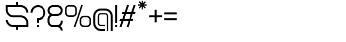 Ring Quad Regular Font OTHER CHARS