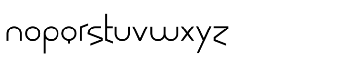 Ring Self Regular Font LOWERCASE