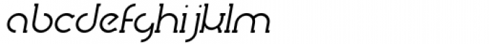 Ring Slab Regular Oblique Font LOWERCASE