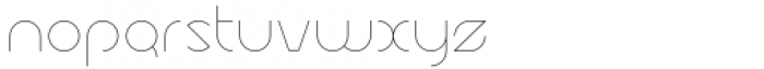 Ring Thin Font LOWERCASE