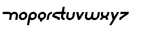 Ring Wind Bold Font LOWERCASE
