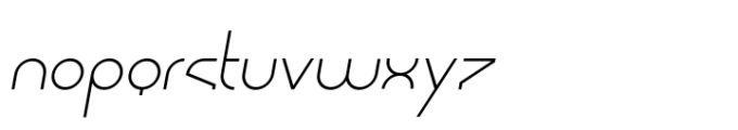Ring Wind Light Font LOWERCASE