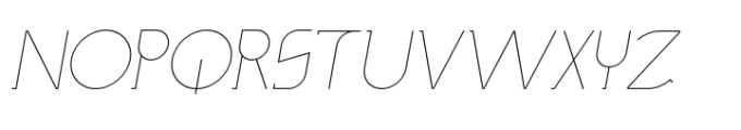 Ring Wind Thin Font UPPERCASE