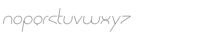 Ring Wind Thin Font LOWERCASE