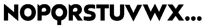 Ringan Bold Font UPPERCASE