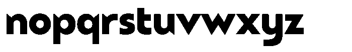 Ringan Bold Font LOWERCASE