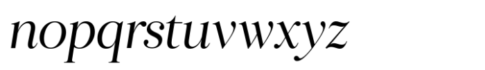 Ringle Variable Italic Font LOWERCASE