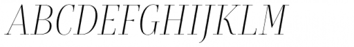 Rion Light Italic Font UPPERCASE