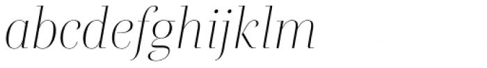 Rion Light Italic Font LOWERCASE