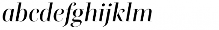 Rion Medium Italic Font LOWERCASE