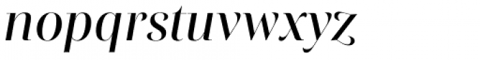 Rion Medium Italic Font LOWERCASE
