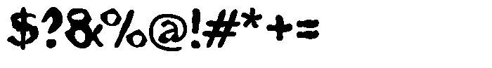 Riot Doodle Font OTHER CHARS