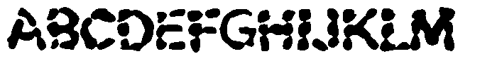 Riot Doodle Font UPPERCASE