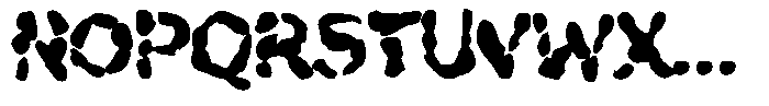 Riot Doodle Font UPPERCASE