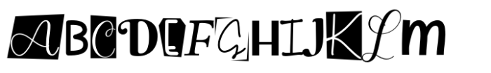 Riot Funky Font UPPERCASE