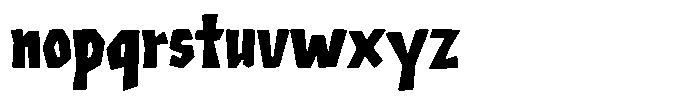 Riot Shard Font LOWERCASE
