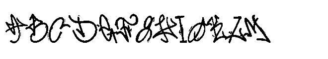 Riot Sketch Font UPPERCASE