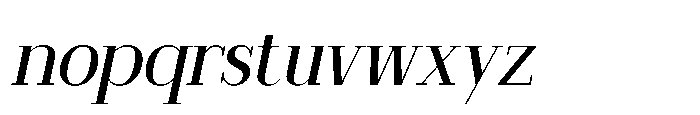 Ripete Italic Font LOWERCASE