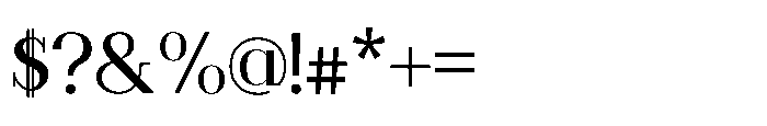 Ripete Regular Font OTHER CHARS