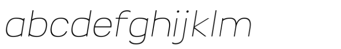 Ripple Nuvo Thin Italic FONT