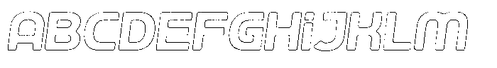 Ripple Otter Brush Outline Italic FONT