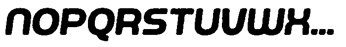 Ripple Otter Cut Italic Font LOWERCASE