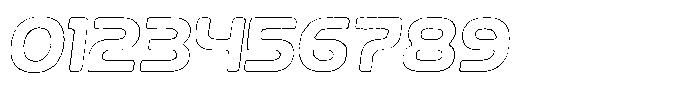 Ripple Otter Cut Outline Italic Font OTHER CHARS