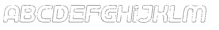 Ripple Otter Cut Outline Italic FONT